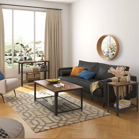  La mejor mesa auxiliar Mesa auxiliar Mesas auxiliares de madera  simples modernas adecuadas para el hogar Sala de estar Hotel Sofá Mesa  auxiliar pequeña Muebles de moda : Hogar y Cocina