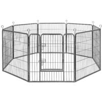 Bc-elec - RA-382 Gallinero exterior 3x8x2m, recinto de malla metálica para  gallinas, aves, estructura de