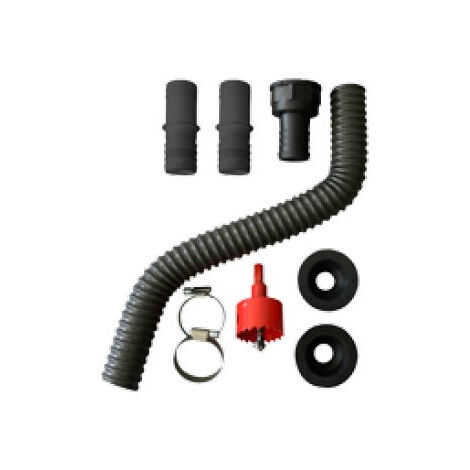 Garantia – Ensemble de jumelage Flex-Comfort – Raccords de 32 mm – Tuyau flexible 40 cm – Installation rapide pour cuves de récupération d'eau (1/7)