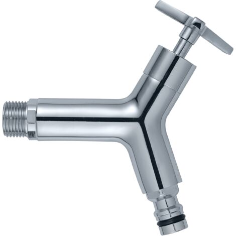 GARANTIA Robinet Design chromé 3/4'' - Élégance et Fonctionnalité pour Collecte Eau de Pluie (1/4)
