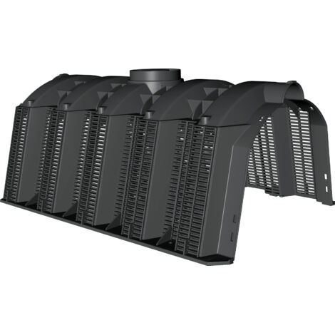 Garantia – Tunnel d'infiltration 300 L – Gestion écologique des eaux pluviales – Design compact pour espaces réduits – Plastique recyclé 100%