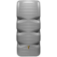 Garantia – Récupérateur d'eau de pluie 1000 L – Cuve en plastique recyclé – Résistant aux intempéries – 3 raccords filetés intégrés de 19 mm