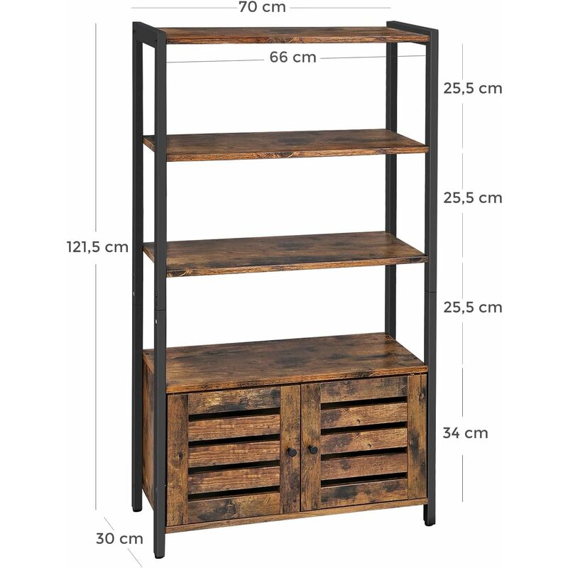 Il numero 1 del risparmio-CARRELLO PORTA FRUTTA IN LEGNO 47 X 34 X 85 CM  STILE SICILIANO