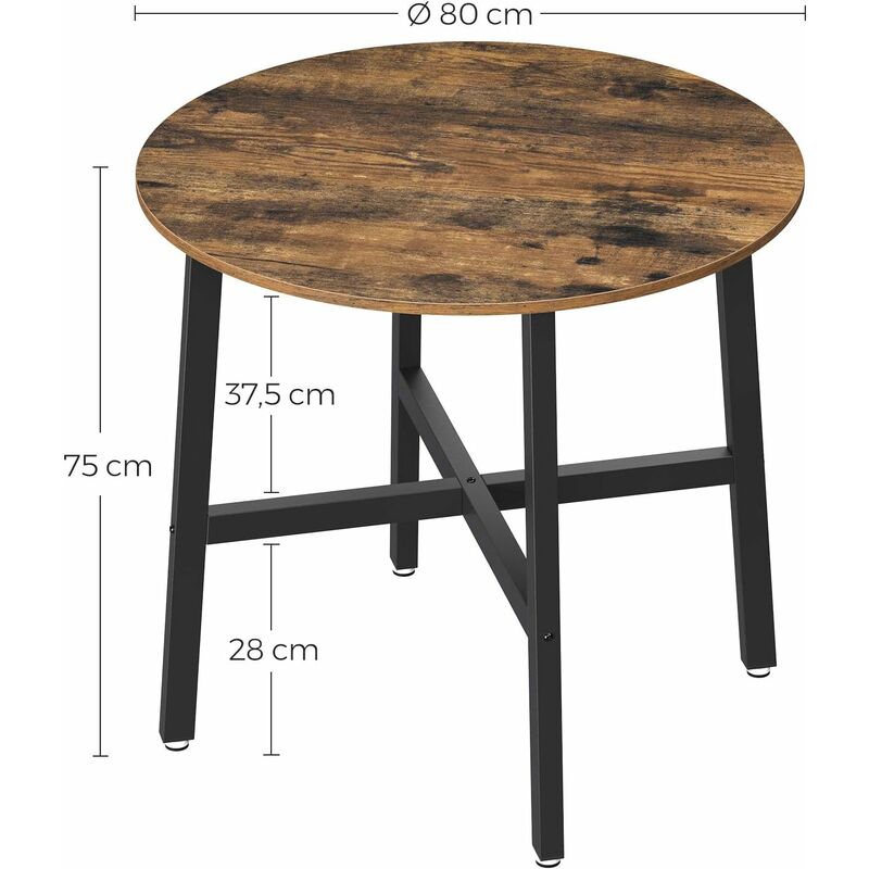 VASAGLE Tavolo da pranzo (101.5 cm x 35 cm x 80 cm) acquisto