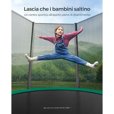 Rete Di Ricambio Per Trampolino - Antistrappo Per Diametri 140-488cm, 6-8 Pali Esterno - Foto 10
