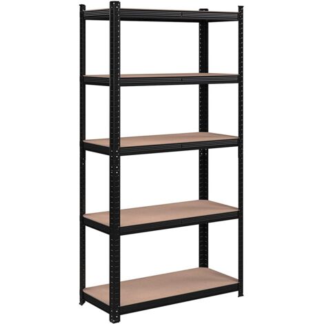 Novaliv 2 Scaffali A Cesto In Plastica Impilabili | 41x30x20 Cm, Nero, Per Dispensa, Frutta, Bottiglie | Portata 15 Kg, Uso Alimentare
