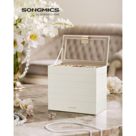 vassoio per 20 collane 35x24 cm Bamboo - Suede Beige x1