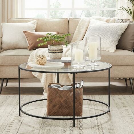 Tavolino da salotto di design in metallo dorato e vetro – Mercand Store
