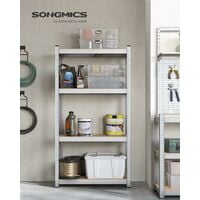 shelfplaza® HOME 180x60x60 cm Scaffale metallo per carichi pesanti zincato  con 5 ripiani con 175kg capacità di carico / Scaffali in metallo per garage  come scaffali per ripostiglio o officina