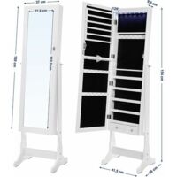 Armadietto Portagioie Con Specchio - Organizza E Protegge I Tuoi Gioielli Con Stile - Foto 3