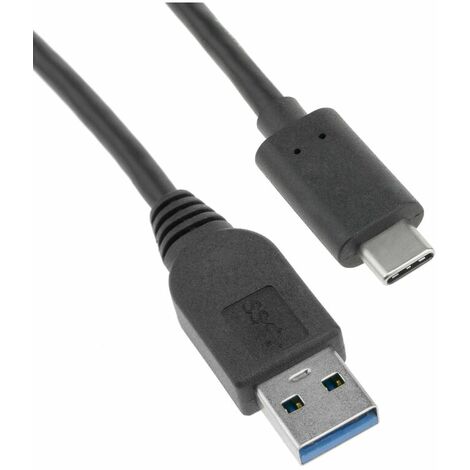 BeMatik - Câble USB-C 3.0 mâle vers USB-A 3.0 mâle 1m (1/5)