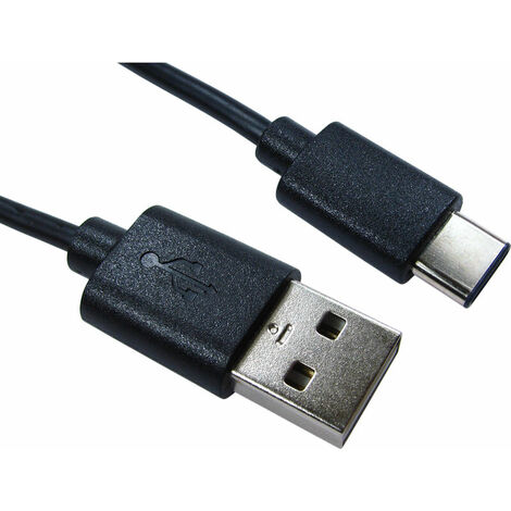 Rs Pro – Câble USB mâle 2.0 vers USB-C 0.5m – Connecteur mâle – Pour connexions courtes et pratiques – Câble pour vidéosurveillance