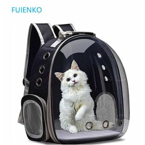 Sac transport Pour chat chien 12,2 x 11,4 x 16,5 pouces Coleur de Noir