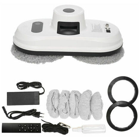 Robot nettoyeur de vitres automatique – Télécommande – Corde de sécurité 4,5 m – Nettoyage rapide 4 min/m² – Norme européenne