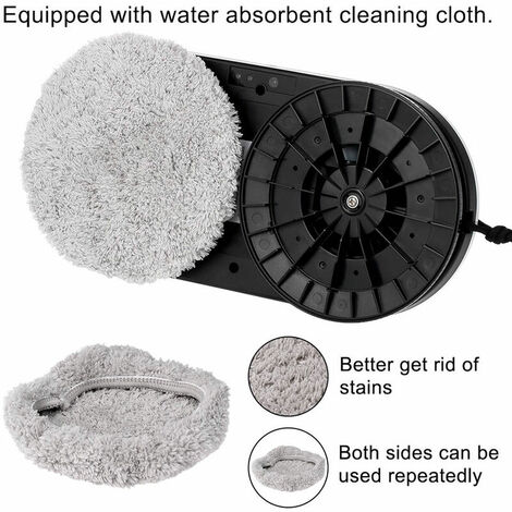 8 Serpillières Lavables Pour Robot Lave-vitres Dreame C1 / C1 Station - Chiffons Microfibre Remplacement | Accessoire Nettoyage Vitres Réutilisable | Compatible Dreame C1 C1 Station