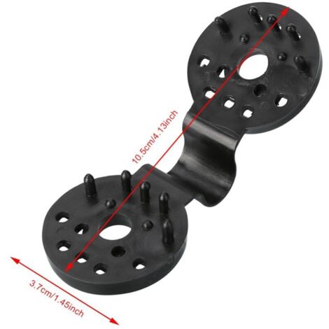 100 Clips Fixation Brise-Vue & Filet Ombrage – Anti-Oxydation, Plastique Robuste Avec Œillet – Installation Facile