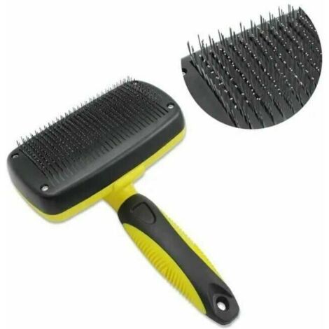 Brosse pour chien et chat, brosse à peigne rétractable pour animaux de compagnie, retrait efficace autonettoyant, Pour les animaux de compagnie