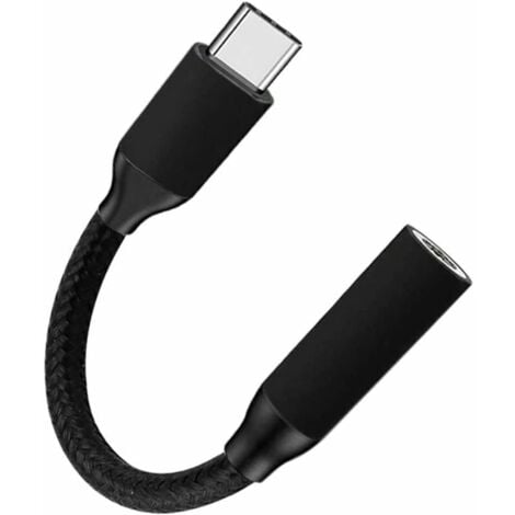 Adaptateur USB-C vers jack 3,5 mm - Noir - Adaptateurs audio USB