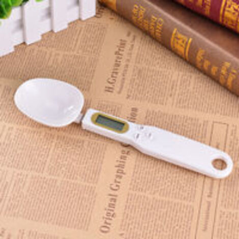 Cuillère à Mesurer Numérique - Balance Précision 0.1g, Écran LCD, Rechargeable USB - Pour Cuisine & Aliments Animaux
