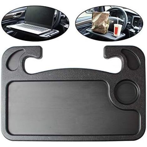 Bureau de Volant de Voiture, Plateau de Volant de Voiture Portable Multifonction, Conception Recto-Verso, Plateau de Volant Automatique pour Ordinateur (1/5)
