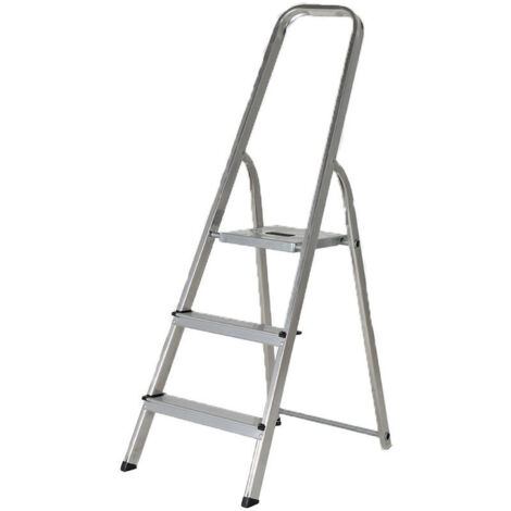 HAILO Escabeau domestique pliable Selekta MixAlu - 3 marches - 2,37m (1/9)