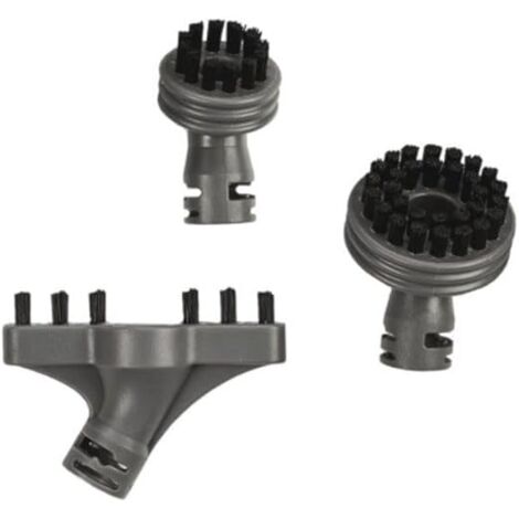 Kit 3 brossettes pour Nettoyeur Balai Vapeur Vaporetto Double Force PAEU0344 compatible SV440 /SV450 / SV460 PTEU0274 Polti (1/2)