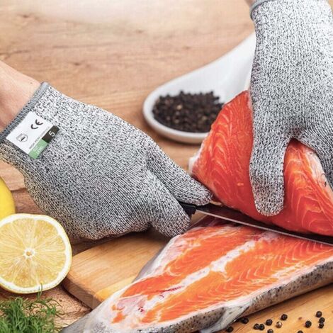 KEL 1 paire de gants anti-coupure, gants de protection de cuisine gants