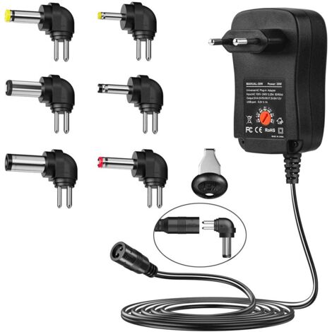 Adaptateur secteur 30W Chargeur multifonction à tension réglable 3V-12V (1/4)
