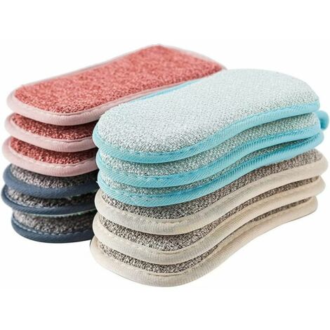 Lot De 6 Éponges à Récurer Sorbo - Résistantes Et Durables - Nettoyage Graisse Et Casseroles