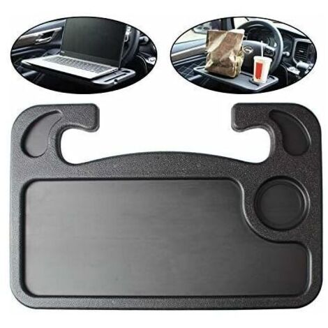 Bureau de Volant de Voiture, Plateau de Volant de Voiture Portable Multifonction, Conception Recto-Verso, Plateau de Volant Automatique pour Ordinateur,ladacèe (1/5)
