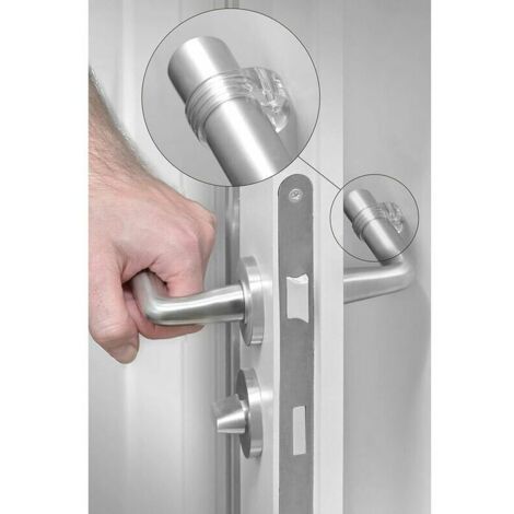 Protection Poignee Porte - Lot De 6 Protège Poignée Porte Transparents Et Protege Mur Pour Poignee De Fenetre Pour Proteger Contre Les Marques 97050181