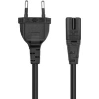 Câble D’alimentation 2 Pôles 5 M – Prise Euro Type C Vers IEC C7 – Pour TV, PS5, PS4, Appareils Ménagers