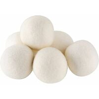 6 Balles de Séchage Laine XL - Sèche-linge Réutilisables Balles de