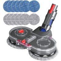 Tête de Balai Dyson électrique compatible Dyson V11 V10 V8 V7 + 12 Tampons de rechanges