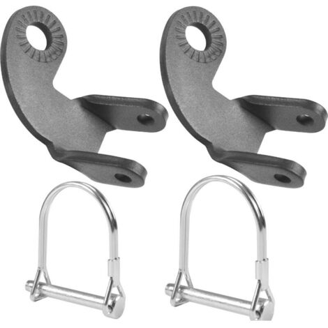 2 Thule Fahrradanhänger Kupplungen - Achskupplung Für Thule Chariot Anhänger In Schwarz