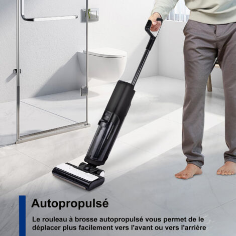 Aspirateur Laveur 2 En 1 Sans Fil - 15000Pa, Autonomie 35min, Nettoyage Auto