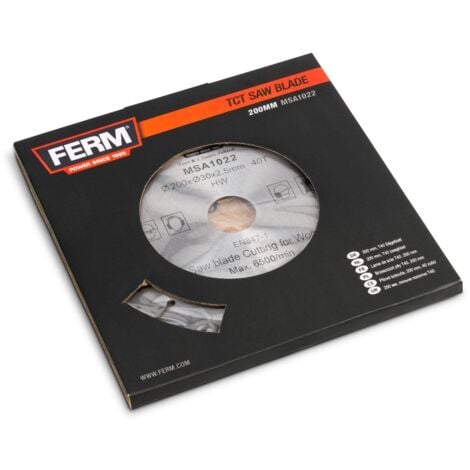 FERM MSA1022 Lame de scie 200x30/16 40dents pour TSM1032