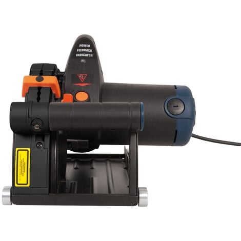 FERM WSM1008 Rainureuse 1600W 150mm, Laser - Incl. 2 Lames Diamant et Adaptateur D'aspirateur