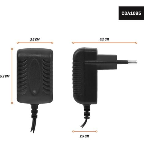 FERM CDA1095 Chargeur 12V pour JSM1026, OTM1006, CTM1016