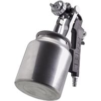 FERM ATM1040 Pistolet à peinture avec récipient