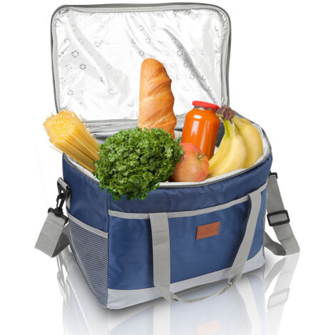 Sac à Déjeuner Isotherme Pliable - Capacité 10L, Bandoulière Réglable, Imperméable | Pour Pique-nique, Bureau, école, Camping