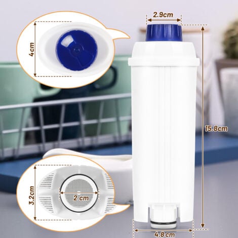 Filtre à Eau Compatible avec Delonghi,10pcs set,Filtre Detartrant Water Filter Compatible avec DeLonghi à café.