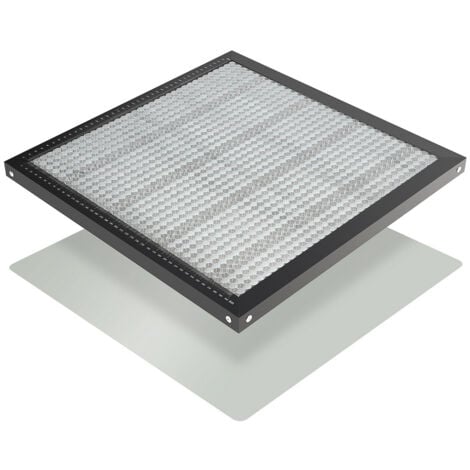 Randaco Panneau en nid d'abeille Table de travail en nid d'abeille laser 400x400mm nid d'abeille en aluminium