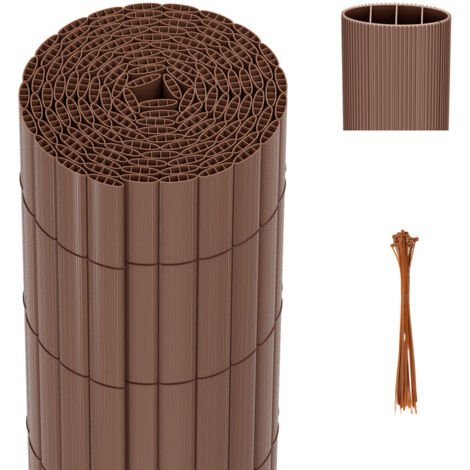 Jopassy Brise-vue En PVC Renforcé Nervures En W - Résistant UV Anti-Moisissure, Forte Intimité Pour Jardin, Balcon, Terrasse - 0,8 X 3 M