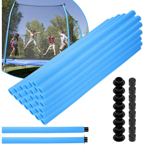 Lot De 10 Protections Mousse Pour Trampoline - 40 Cm Bleu | Sécurité Enfants