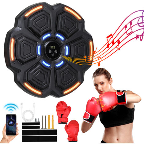 Jopassy Machine de boxe Musique Boxing Bluetooth Montage mural ...