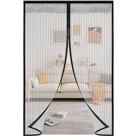 Moustiquaire Magnétique Porte 105 X 270 Cm Rideau Anti