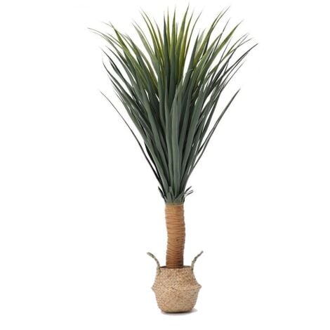 Plante artificielle Dragonnier des canaries avec pot tissé-Ø17cm H118cm