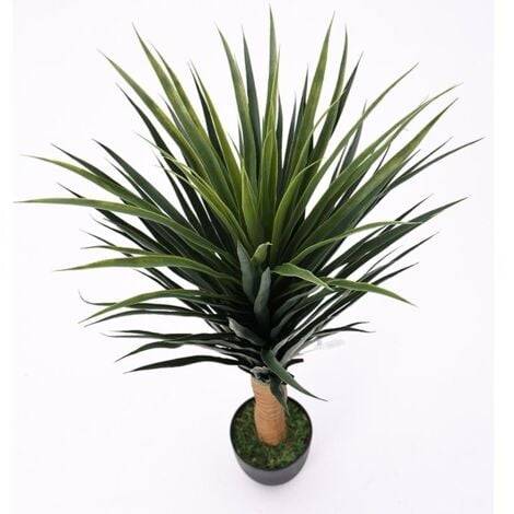 Plante artificielle Dragonnier des canaries avec pot tissé-Ø17cm H118cm