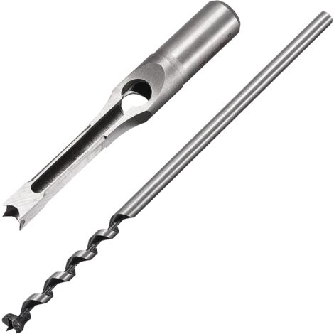 Mèche à mortaiser 16 mm en acier au tungstène – Pour perçage de trous carrés – Conception spirale pour élimination des copeaux – Fuienko